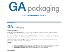 Tablet Screenshot of gapackaging.fr